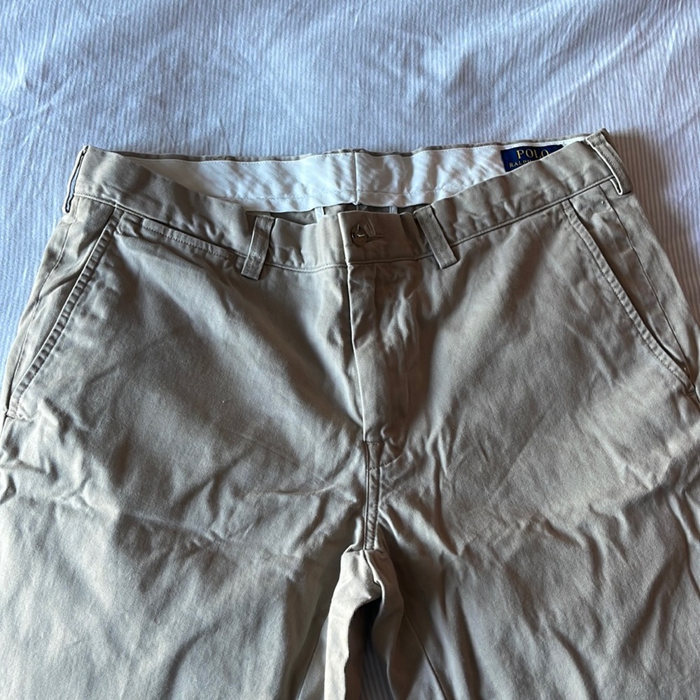 Slim fit Ralph Lauren khaki chinos 34x32
